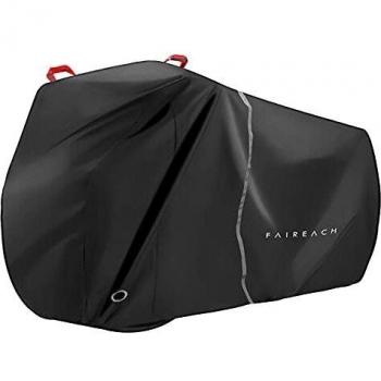 Funda Bicicleta Exterior Impermeable, Cubierta Bicicleta con Tejido 210D Premium, Contra Lluvia Sol Polvo para Bicicletas de Montaña y Carretera, Funda Bicicleta Plegable con Bolsa de Almacenamiento