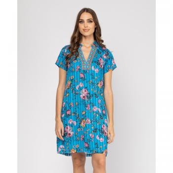Vestido corto con mangas cortas Niza