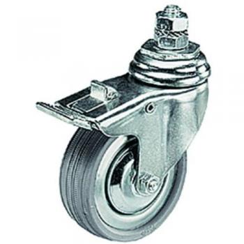 Manfrotto 104 75mm Wheel Set with Brakes and M10 Thread