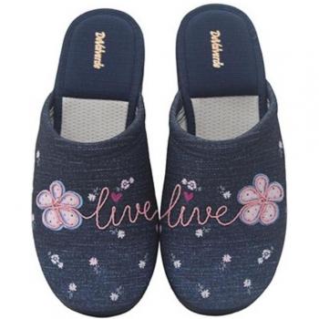 Zapatilla hogar Devalverde para mujer 1556 marino