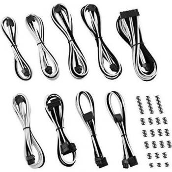 CableMod Classic ModMesh Serie C Corsair AXi, HXi y RM Kit de Cable - Negro/Blanco