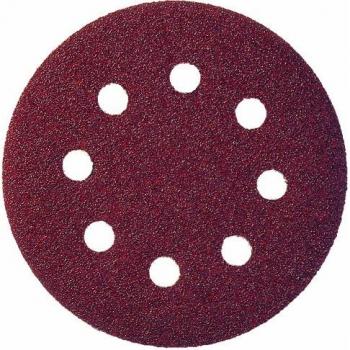 Klingspor 82946 Discos con Soporte de Papel con Sujeción Velcro, PS 22 K, 180 Grano, 115 mm Diámetro, GL S4 Forma de Perforación