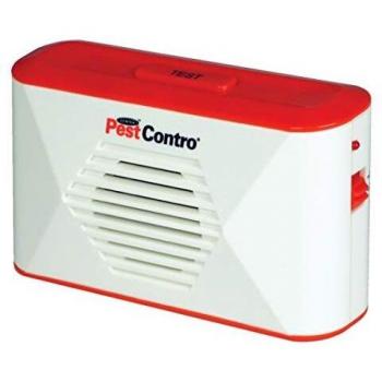 Lentek Koolatron Pest Control Battery Operated Pest Repeller Automatic 88 DB Dual Ultrasonic Sirens, Led Power Indicator, Audible Test button For Cockroach, Mice, Rat, Spiders