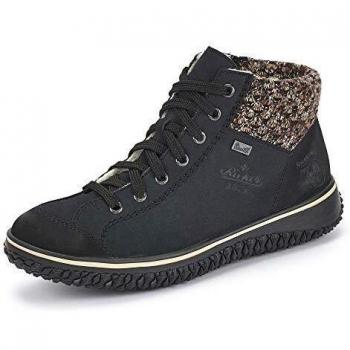 Zapatillas Rieker Damen Z4243, Deportivas bajas, Hidrófugas, riekerTEX, con cordones, color azul combinado, talla 39 EU / 6 UK