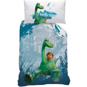 Disney The Good Dinosaur 043555 Prehistoric Print de cama, algodón renforce, 160 x 210 + 65 x 100 cm
