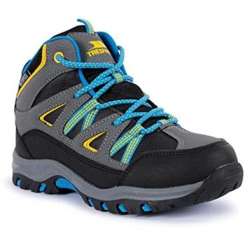 Trespass Gillon II Waterproof Mid Rise Kids Hiking Boots - Black