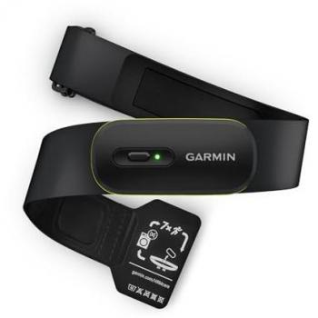 Garmin HRM 600 - Monitor de Frecuencia Cardiaca Premium M-XL, Bluetooth y ANT+, Datos HRV, Dinámica de Carrera, Correa Lavable a Máquina
