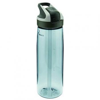 Laken Unisex - Botella de Tritán para Adultos, Niñas Y Niños con Cierre Summit, 0,75 L, Color Gris, tamaño, 7.3 x 7.3 x 26.6centimeters