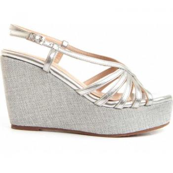 Sandalias de Mujer Montevita Wesparto5 Plata con diseño elegante, suela de esparto, comodidad y estilo para el uso diario