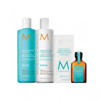 Set de Reparación Diaria Moroccanoil - Kit Primaveral para Cabello dañado