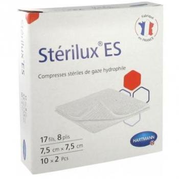 Hartmann Stérilux ES Gasas Esterilizadas 7,5 x 7,5 cm 10 x 2 Piezas