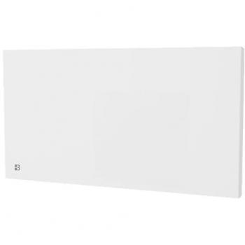 Radiador eléctrico fijo de hierro fundido con film de inercia seca 1500W Bestherm EOLE horizontal blanco