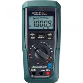 Multímetro Digital Gossen Metrawatt METRAHIT AM TECH + GH, Calibrado DAkkS, 12000 Cuentas, 1000V AC/DC, 10A AC/DC