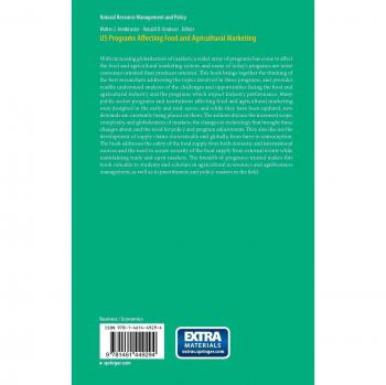 US Programs Affecting Food and Agricultural Marketing