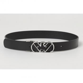 Emporio Armani Women's Black Belt Size 75