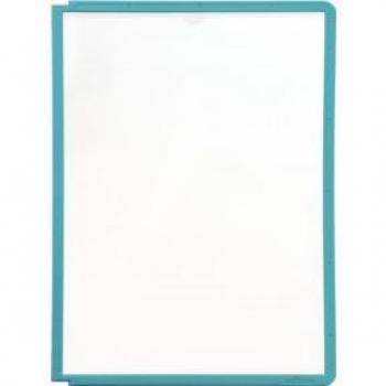Fundas para documentos A4 Durable Sherpa - Color verde - Pack de 5 unidades con perfil marco