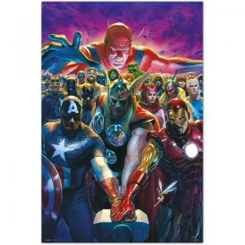Póster Marvel Los Vengadores - 10 by Alex Ross