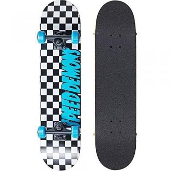Skateboard Completo Speed Demons Checkers Azul 7.25