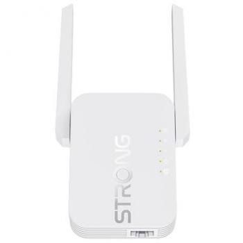Repetidor Wi-Fi Universal Fuerte 300S - Extensor de Rango - Hasta 300 Mbps - 2.4 GHz - Blanco - Compatible con todos los routers y módems estándar - 2 antenas externas ajustables +