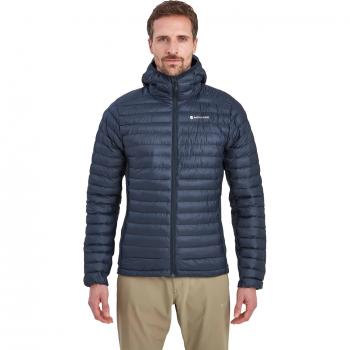 Montane Men's Icarus Lite Hoodie Insulated Hiking Jacket, Size Medium, Color Eclipse Blue
