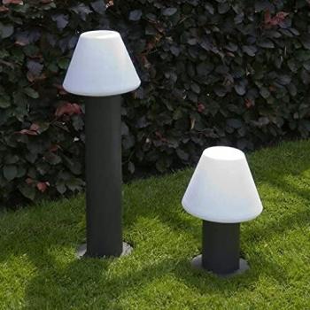 Luxform 3x Bolardos Luminoso Melville 60cm Antracita Lámpara Foco Iluminación