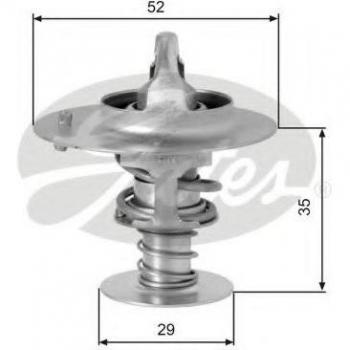 Termostato de refrigerante GATES TH03382G1, compatible con múltiples modelos de vehículos, fabricado con materiales de alta calidad para garantizar un rendimiento óptimo, diseñado para mantener la temperatura adecuada del motor y prevenir el sobrecale