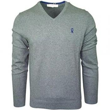 Vizconde Arthur - Pull vizconde Arthur Gris Cuello En V gris L