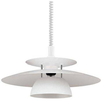 Lámpara Colgante Eglo Brenda Blanca 1 Luz E27 100W Diámetro 43 cm