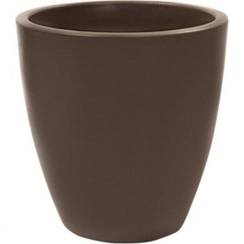 Macetero de polietileno color topo 40x40 cm WellHome