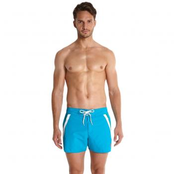 Speedo Retro Leisure – Bañador corto para hombre, Speedo Retro Leisure 14 Short De Bain Homme, Aquarium/Venin/Blanc, small