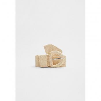 Ecru Basic Raffia Belt 30/80