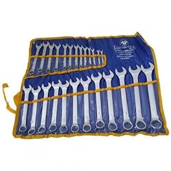 Llaves Inglesas combinadas Chrome Vanadium se brillante 25pz 6 - 32 mm de vaina Juego Llaves Combinadas en-82988