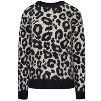 Superdry Jersey Mujer Lisa Leopard Jumper Medium