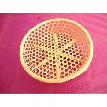 heartogether 2pieces/lot ligero y duradero para cesta de bambú de cocina saludable de alimentos frutas Vegitable decoración del hogar