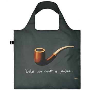 LOQI Museum RENÉ Magritte The Treachery of Images Bag - Bolsa de la Compra reutilisable