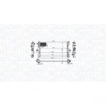 Radiador de motor MAGNETI MARELLI 350213216800 para refrigeración del motor