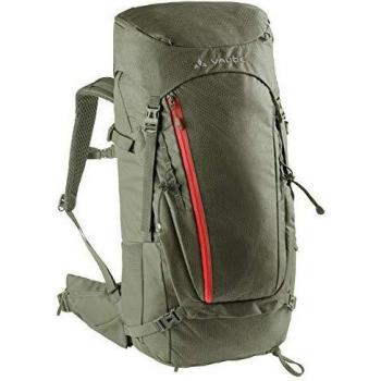 VAUDE Women's Asymmetric 38+8 Rucksaecke40-49l, Mujer, cedar wood, One Size