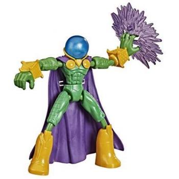 Marvel Spider-Man Bend and Flex Mysterio Action Figure Toy, 6-Inch Flexible Figure, Includes Accessory, For Kids Ages 4 And Up