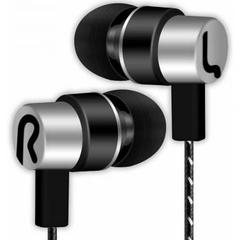Auriculares In-Ear Subwoofer Coloridos de 3.5MM con Cable Trenzado para Smartphone