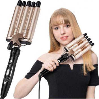 Moldeador de pelo DAM KJ-30 con 5 tubos para rizos perfectos