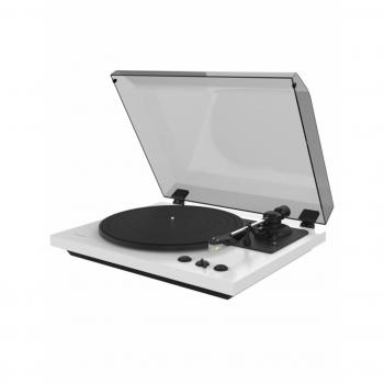 Giradiscos Automático Teac TN-175 en Blanco con Preamplificador de Fono y Sistema AT3600L MM