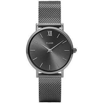 CLUSE Reloj Analógico para Mujer de Cuarzo con Correa en Acero Inoxidable CL30067