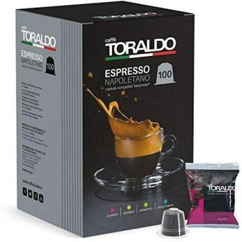 Toraldo - Cápsulas compatibles con Nespresso Classica, 100 Unidades