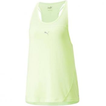 Camiseta de running Puma Run Tank para mujer en color verde