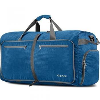 Gonex Bolsa de Viaje 100L, Plegable Ligero Bolso Equipaje Maleta Grande Bolsas Deportes Gimnasio Maletas de Mano Impermeable Duffel Travel Bag para Hombres y Mujeres Fin de Semana