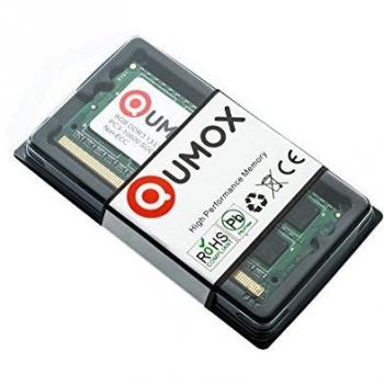 QUMOX RAM 8GB Memoria SO-DIMM DDR3 1333 PC3-10600 PC3 204pin CL9 para Ordenador portátil