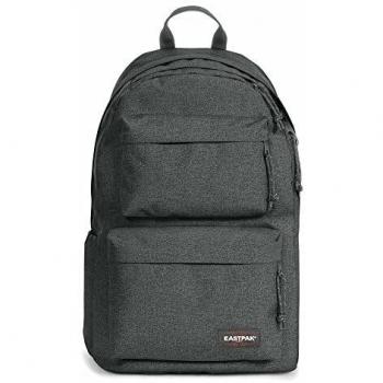 Eastpak Padded Double 24L Unisex Backpack - Black Denim, Laptop Compartment 13 Inch