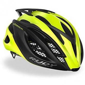 Rudy Project Racemaster - Casco de Bicicleta - Amarillo/Negro Contorno de la Cabeza S-M | 54-58cm 2019