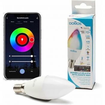 Bombilla Inteligente Domos DOML-C37-55R 5,5W E14 Transparente