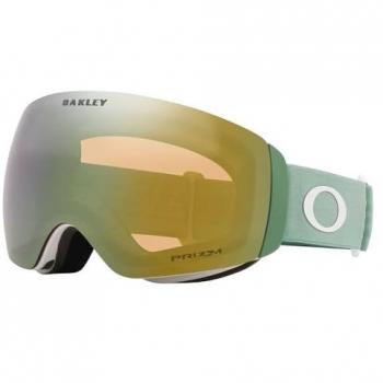 Oakley Flight Deck M Ski Goggles (Prizm Sage Gold Iridium) - Green/Yellow, Matte Jade, CAT3 unisex